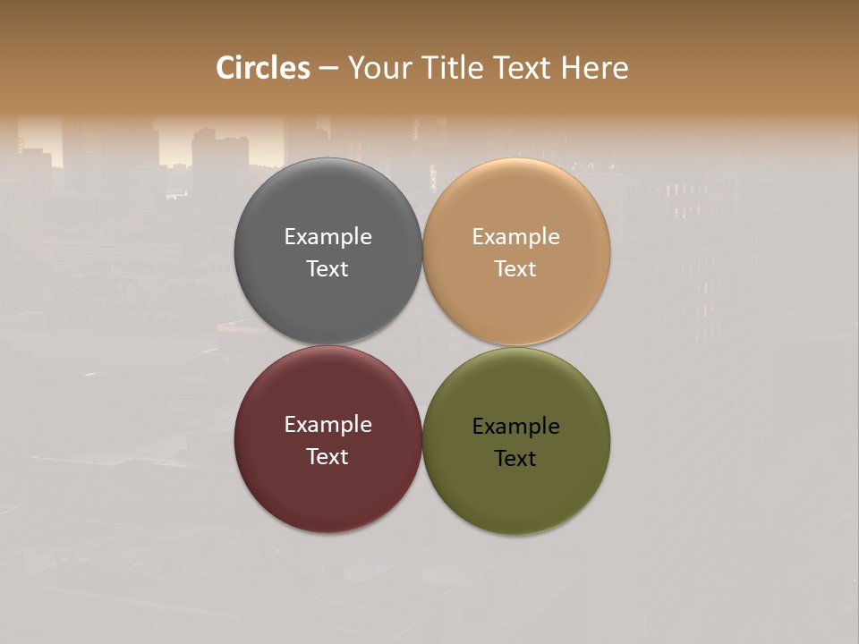 Late Afternoon Light The Big Apple Taxicabs PowerPoint Template