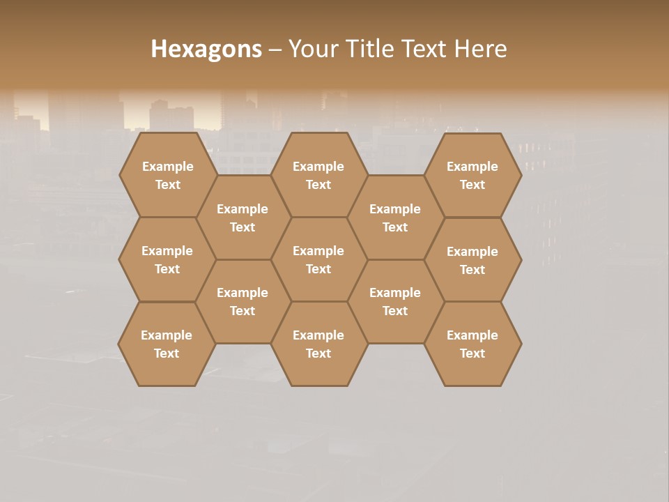 Late Afternoon Light The Big Apple Taxicabs PowerPoint Template