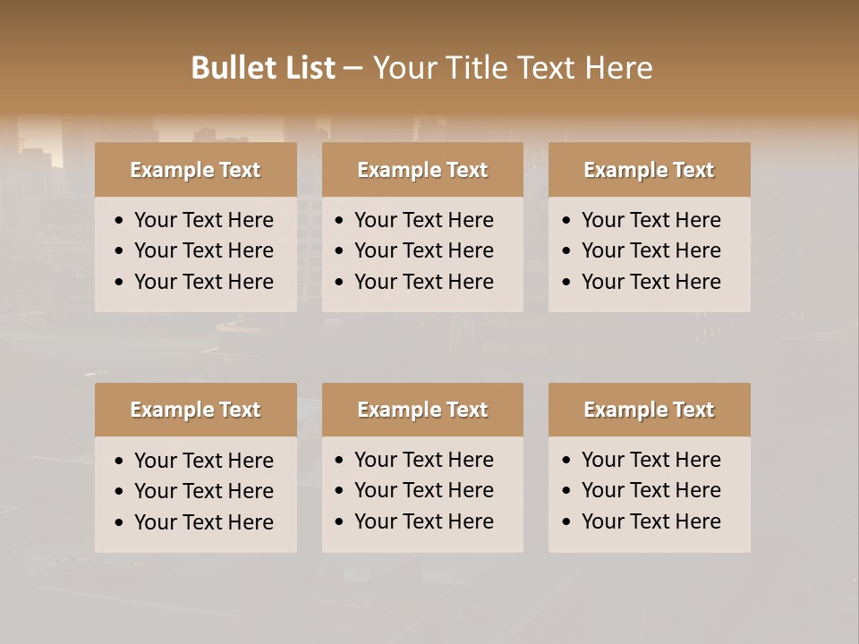 Late Afternoon Light The Big Apple Taxicabs PowerPoint Template