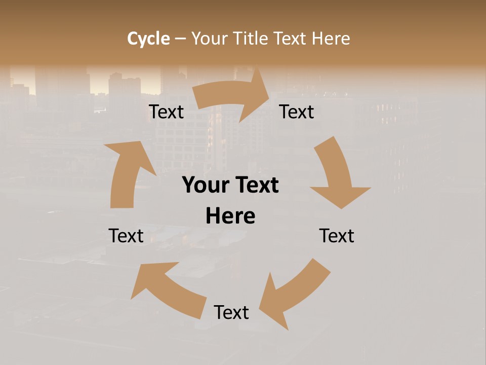 Late Afternoon Light The Big Apple Taxicabs PowerPoint Template