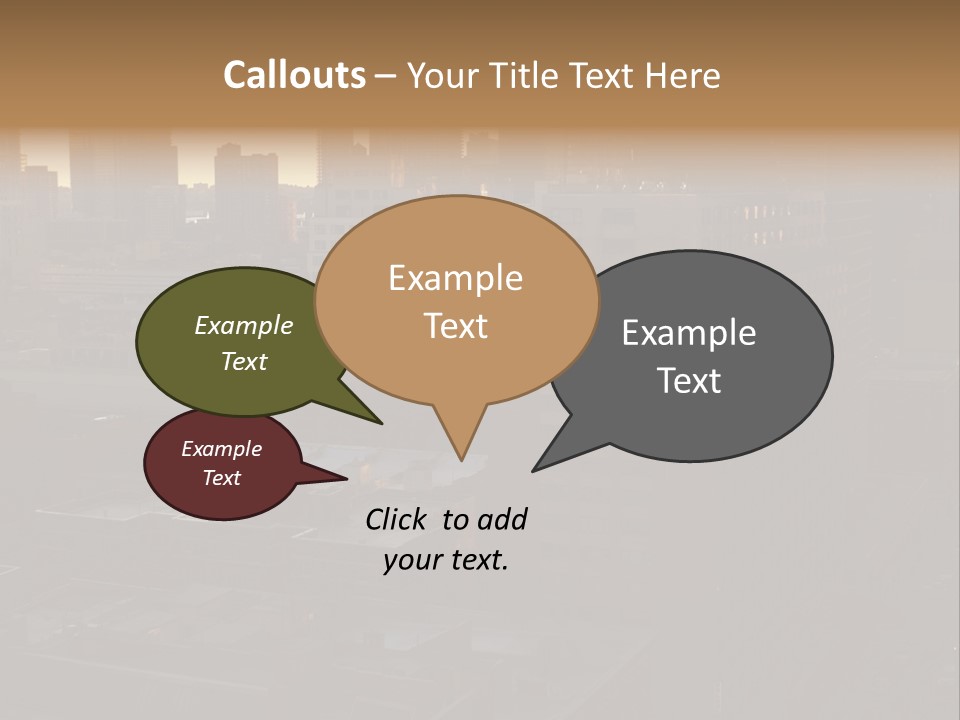 Late Afternoon Light The Big Apple Taxicabs PowerPoint Template