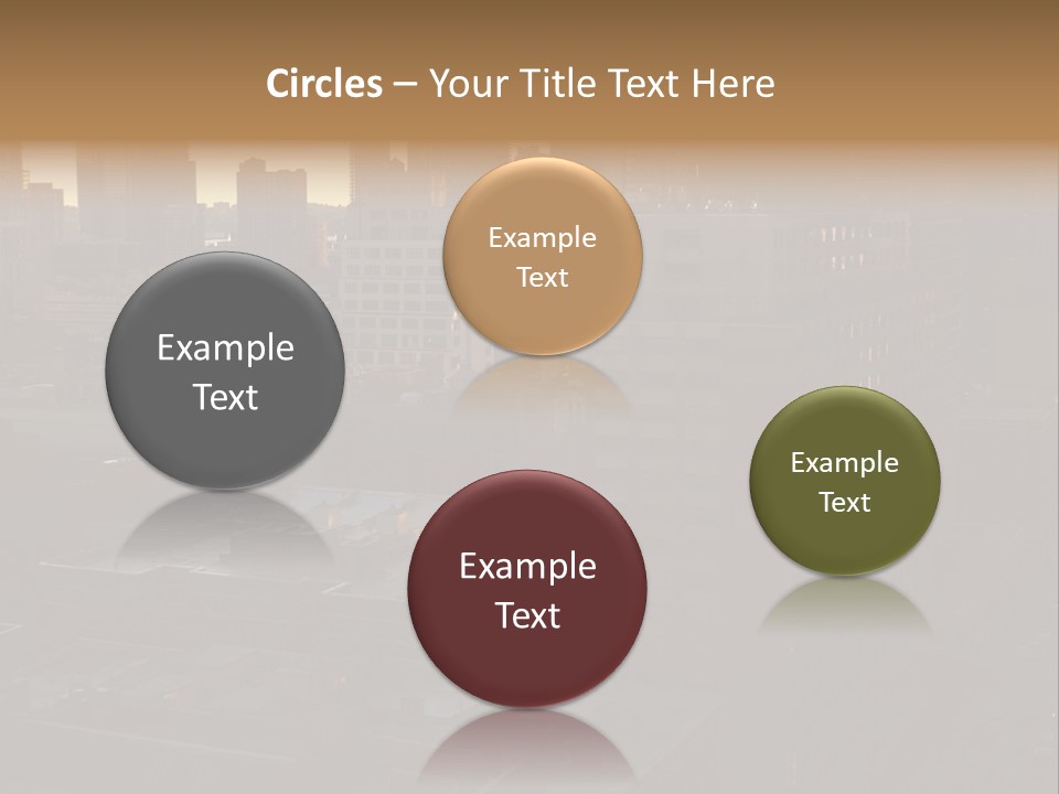 Late Afternoon Light The Big Apple Taxicabs PowerPoint Template