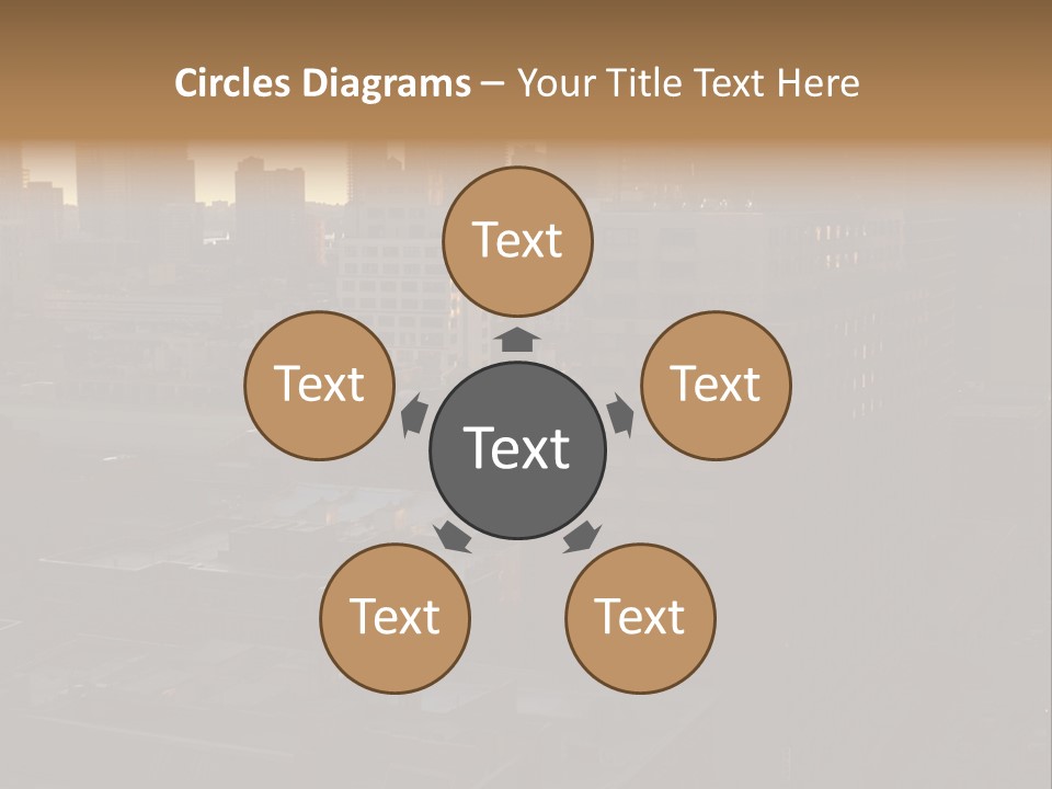 Late Afternoon Light The Big Apple Taxicabs PowerPoint Template