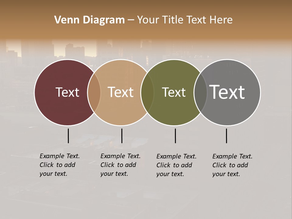 Late Afternoon Light The Big Apple Taxicabs PowerPoint Template
