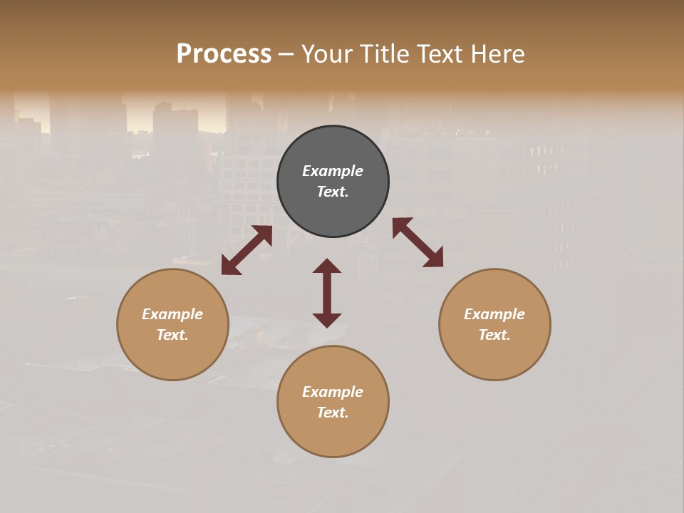 Late Afternoon Light The Big Apple Taxicabs PowerPoint Template