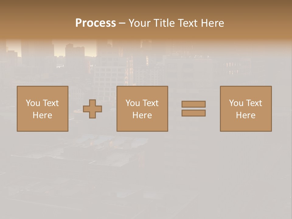 Late Afternoon Light The Big Apple Taxicabs PowerPoint Template