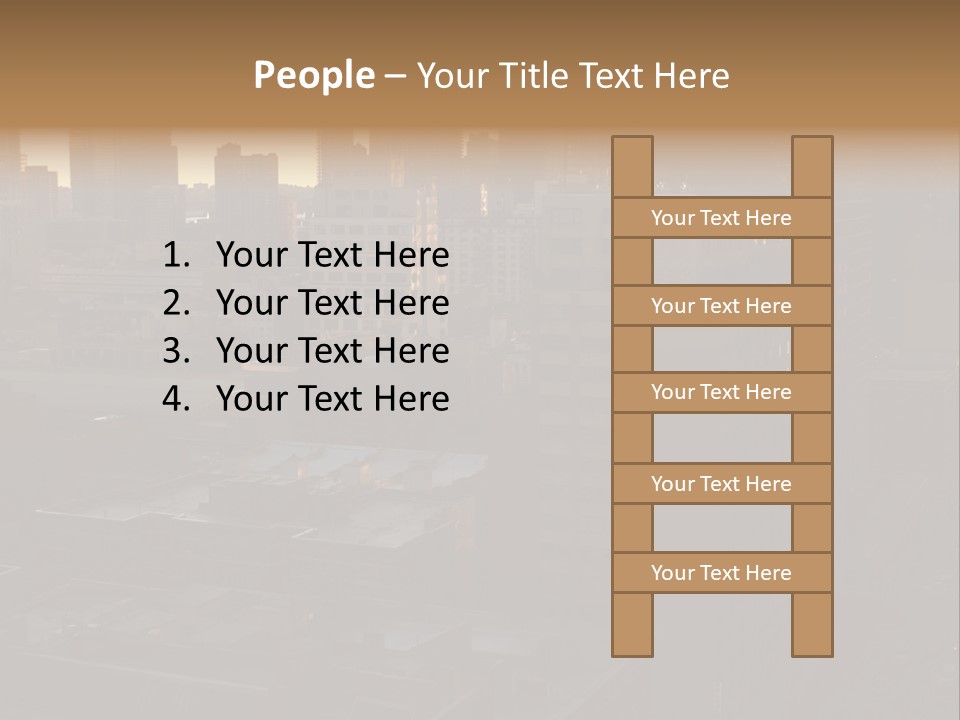 Late Afternoon Light The Big Apple Taxicabs PowerPoint Template