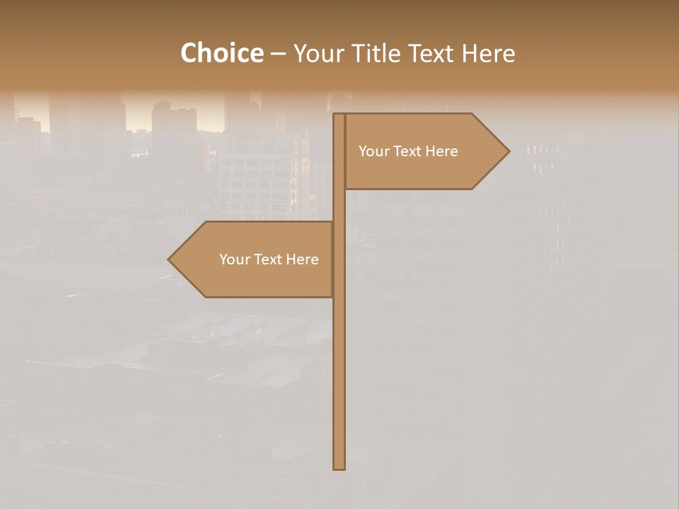 Late Afternoon Light The Big Apple Taxicabs PowerPoint Template