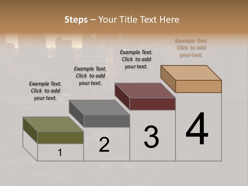 Late Afternoon Light The Big Apple Taxicabs PowerPoint Template