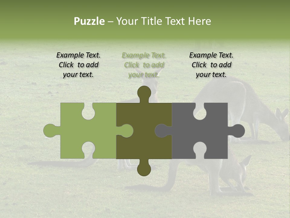 Wild Animal Eat Australian PowerPoint Template