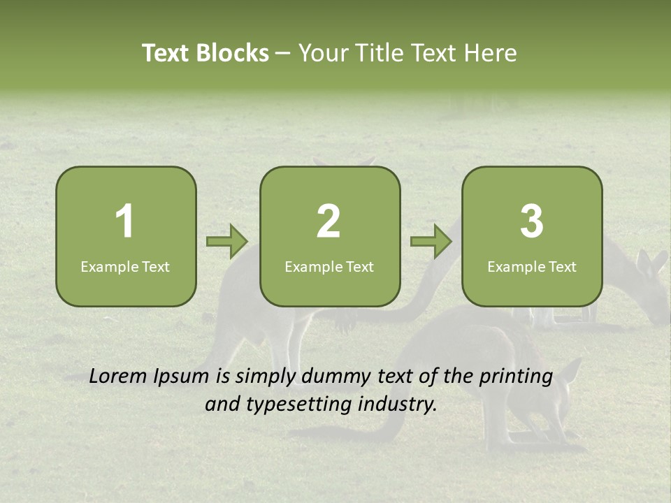 Wild Animal Eat Australian PowerPoint Template