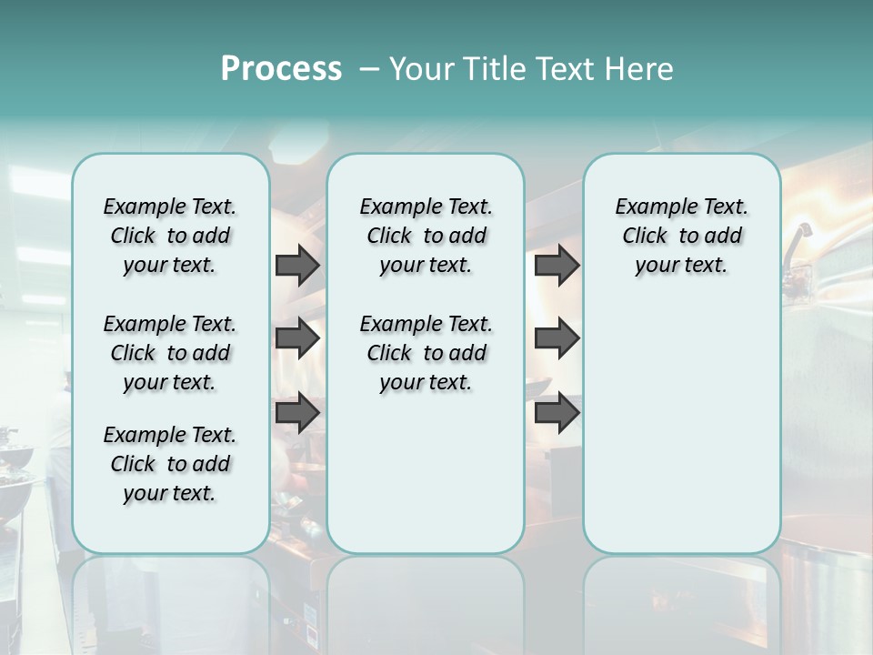 A Group Of Chefs Preparing Food In A Kitchen PowerPoint Template