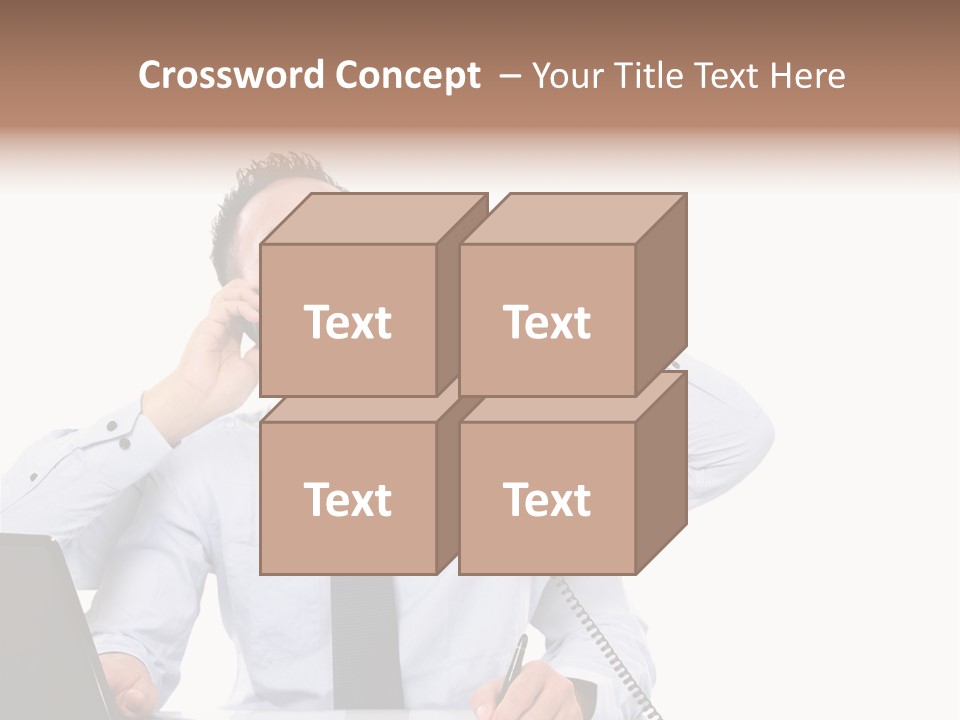 Tasks Arms Worker PowerPoint Template