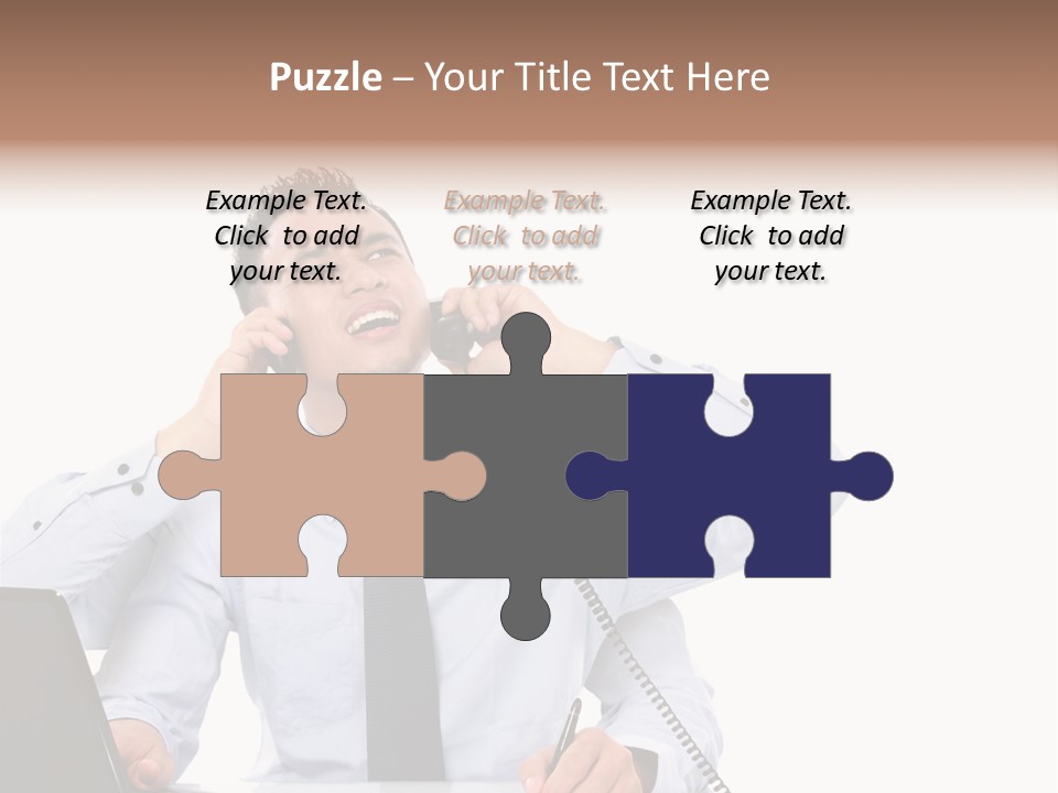 Tasks Arms Worker PowerPoint Template