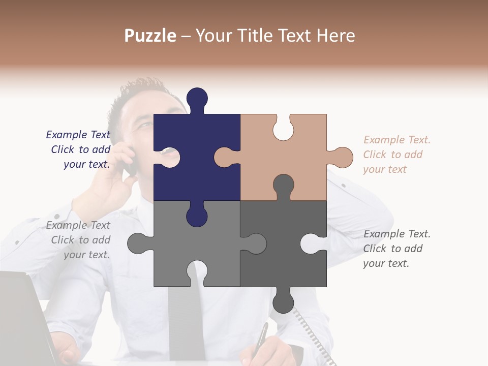 Tasks Arms Worker PowerPoint Template