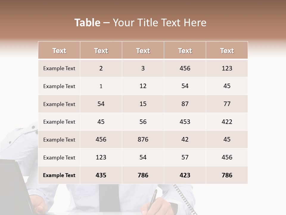 Tasks Arms Worker PowerPoint Template
