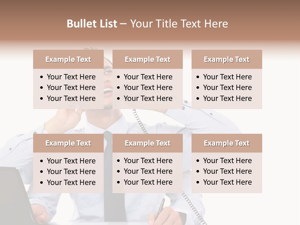 Tasks Arms Worker PowerPoint Template