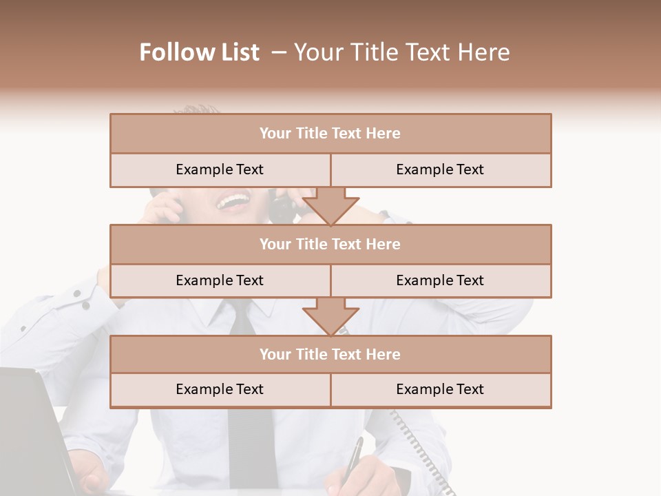 Tasks Arms Worker PowerPoint Template