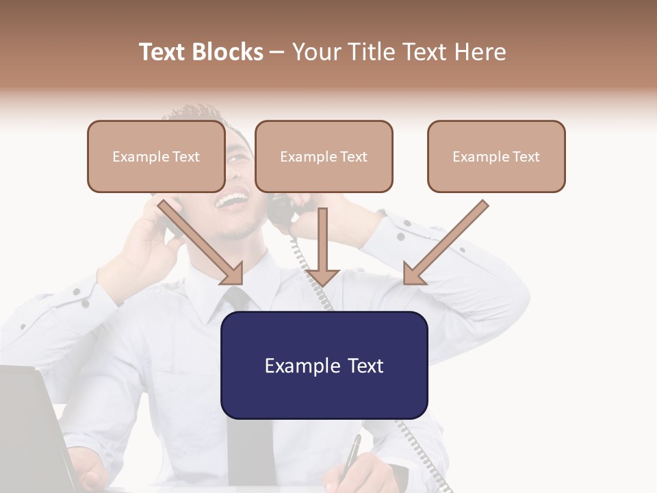 Tasks Arms Worker PowerPoint Template