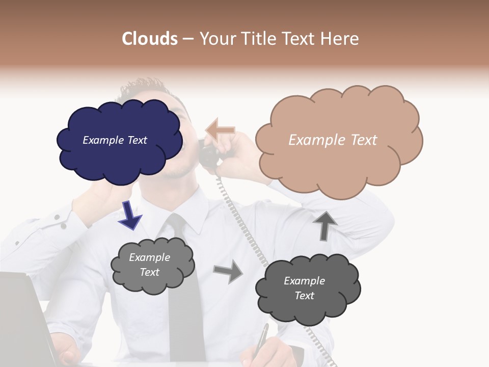 Tasks Arms Worker PowerPoint Template