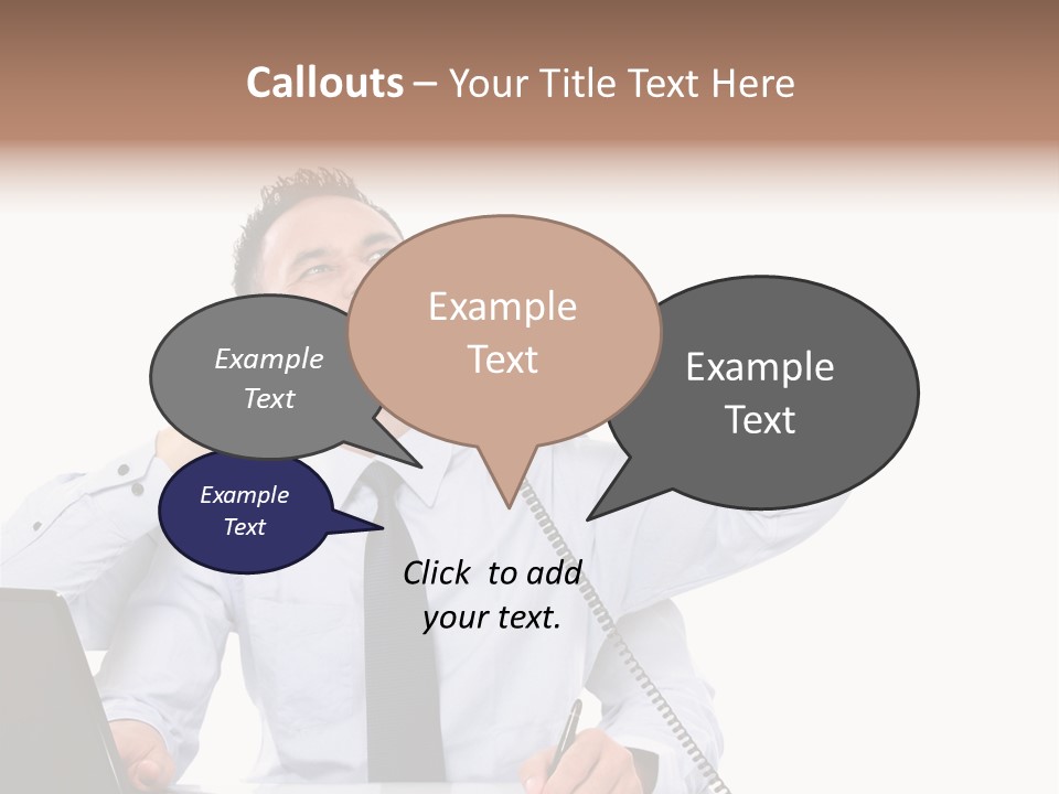Tasks Arms Worker PowerPoint Template