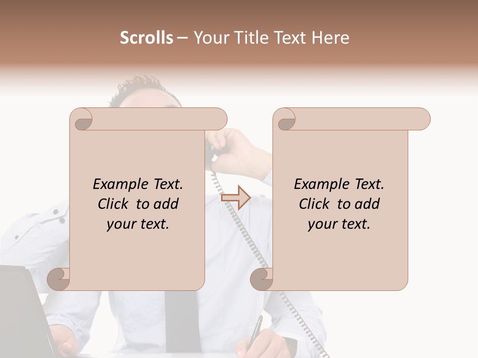 Tasks Arms Worker PowerPoint Template