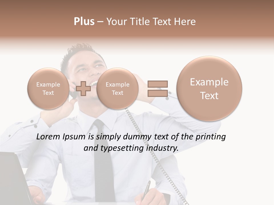 Tasks Arms Worker PowerPoint Template