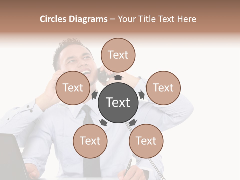 Tasks Arms Worker PowerPoint Template