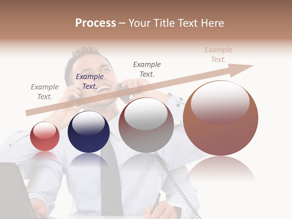 Tasks Arms Worker PowerPoint Template