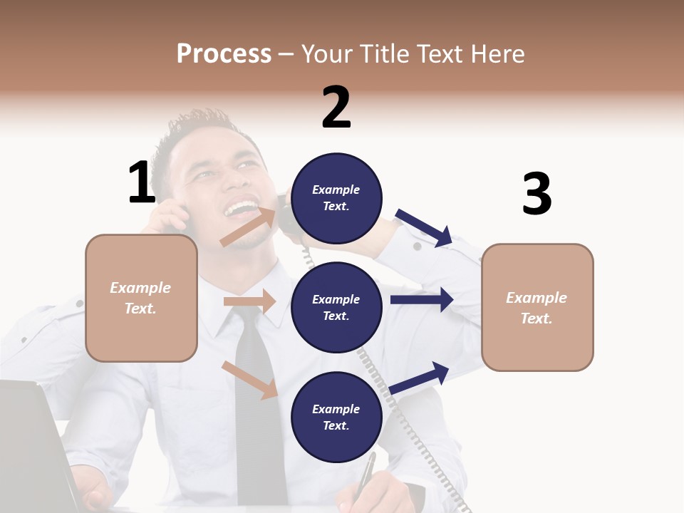 Tasks Arms Worker PowerPoint Template