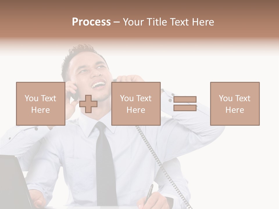 Tasks Arms Worker PowerPoint Template