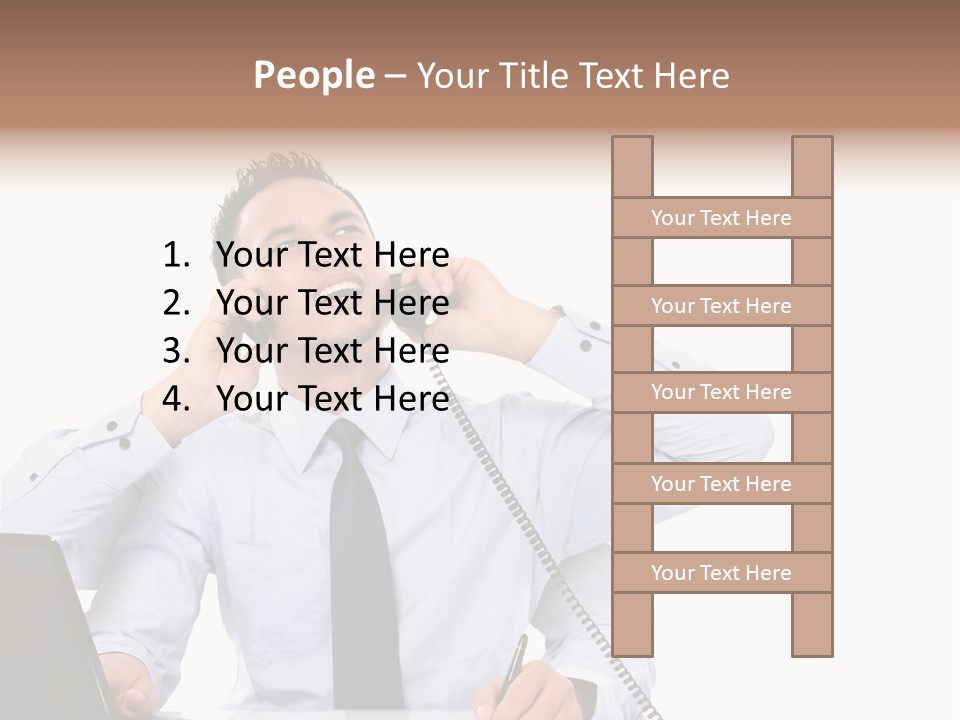 Tasks Arms Worker PowerPoint Template