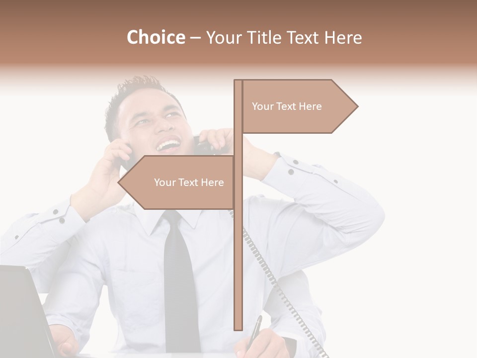 Tasks Arms Worker PowerPoint Template