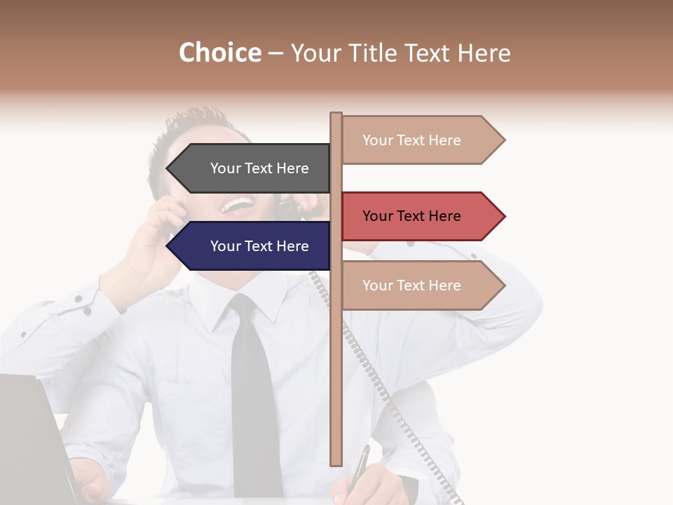 Tasks Arms Worker PowerPoint Template