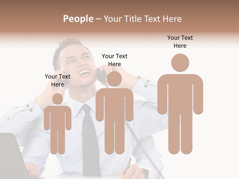 Tasks Arms Worker PowerPoint Template