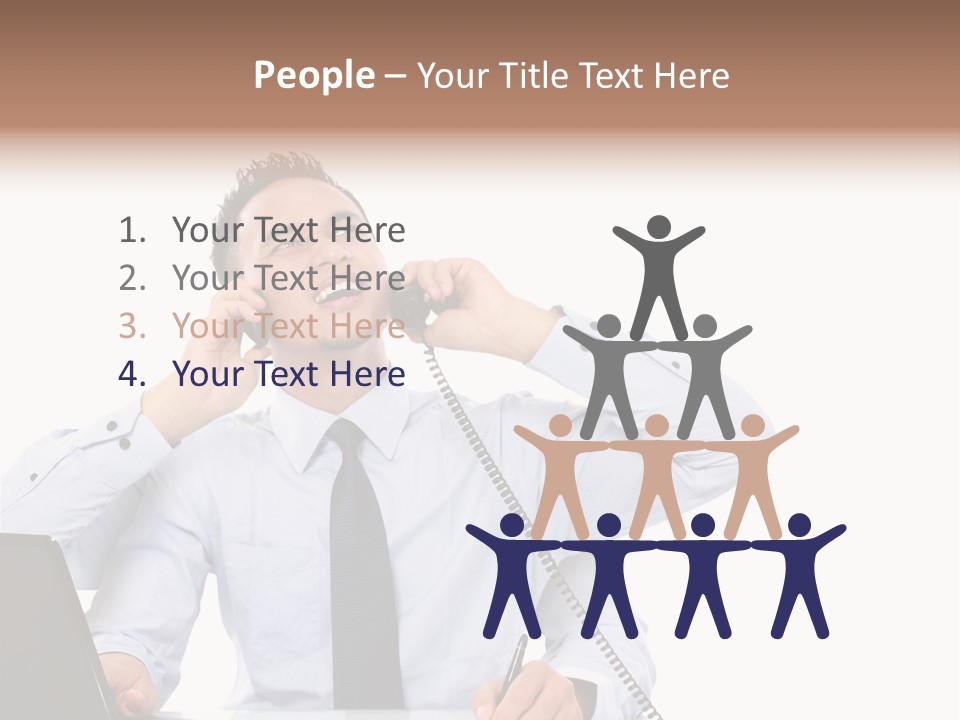 Tasks Arms Worker PowerPoint Template