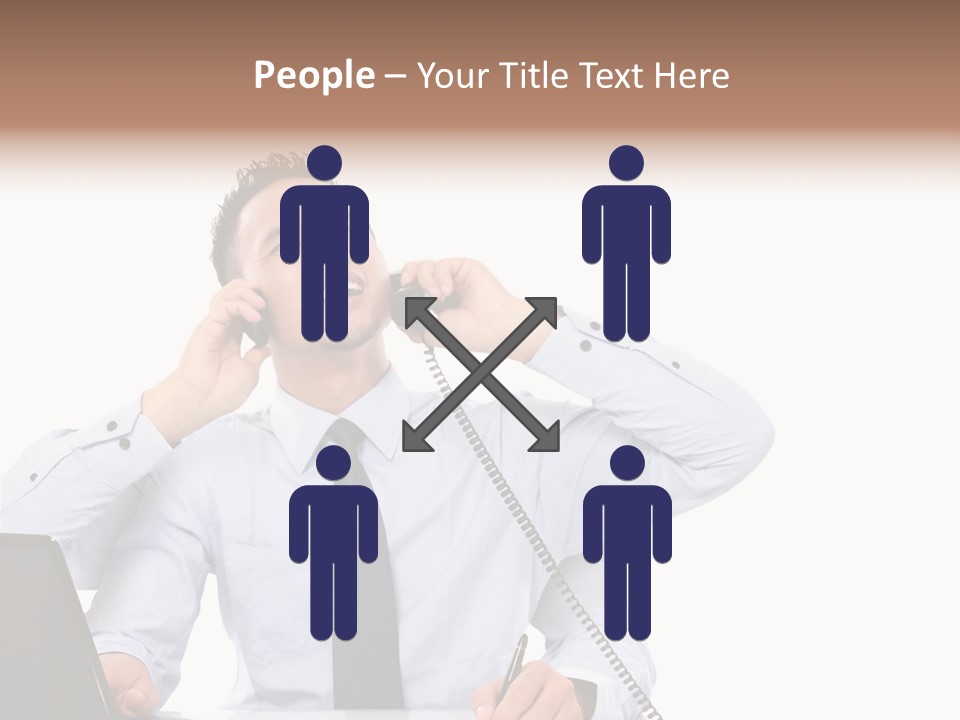 Tasks Arms Worker PowerPoint Template