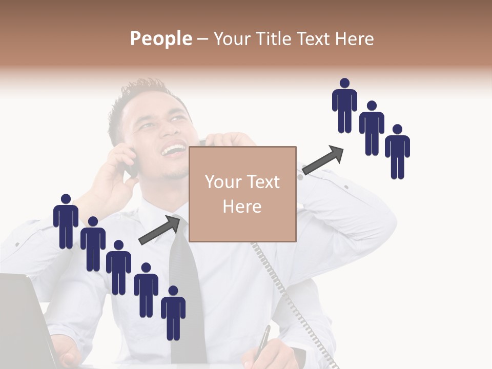 Tasks Arms Worker PowerPoint Template