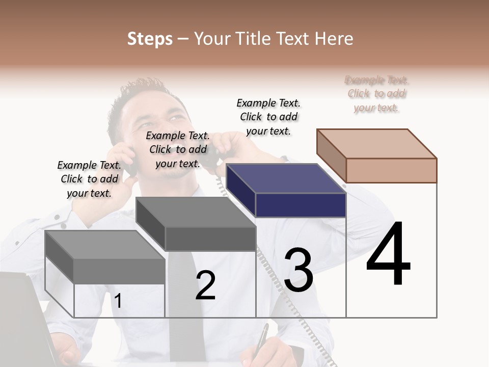 Tasks Arms Worker PowerPoint Template