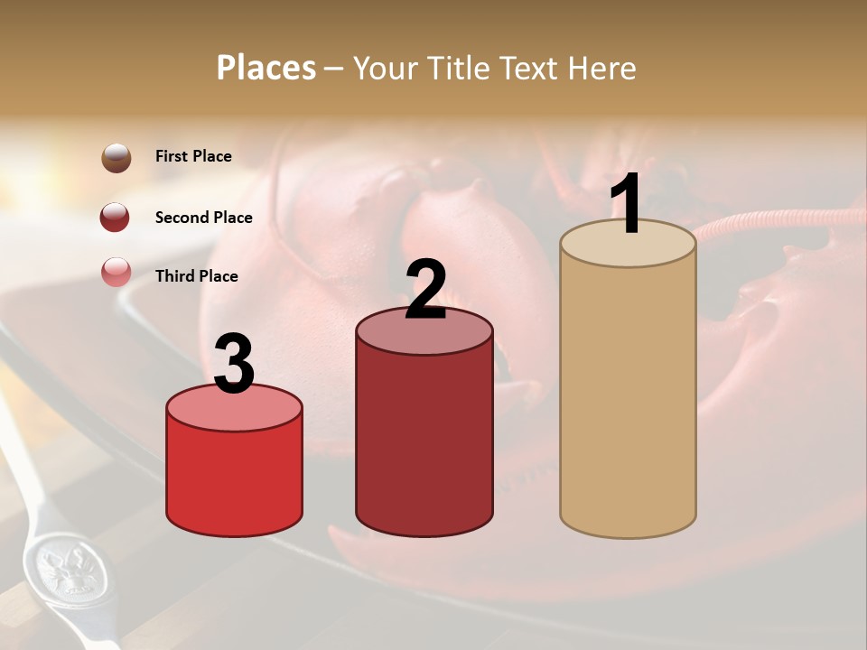 Antenna Lobster Fish PowerPoint Template