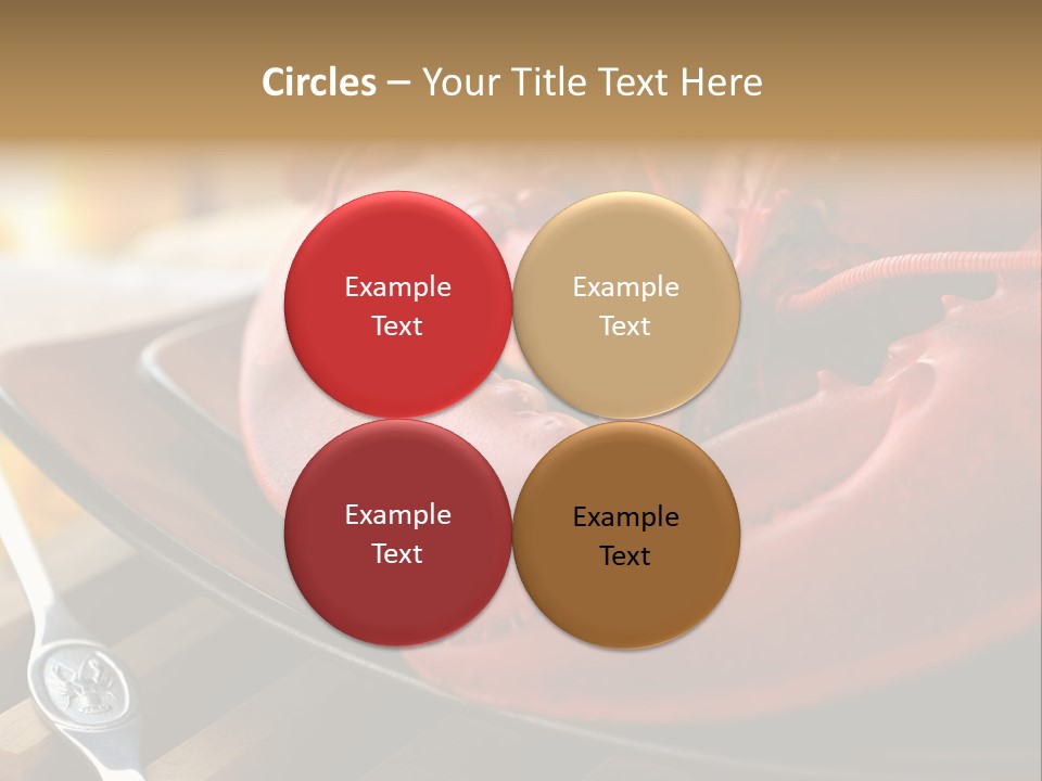 Antenna Lobster Fish PowerPoint Template