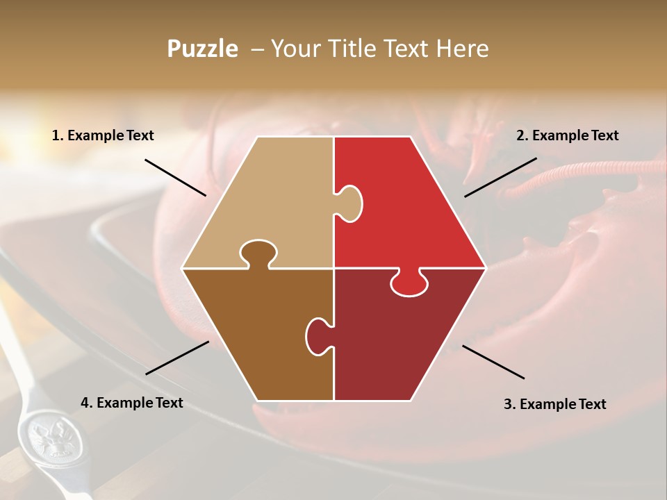 Antenna Lobster Fish PowerPoint Template