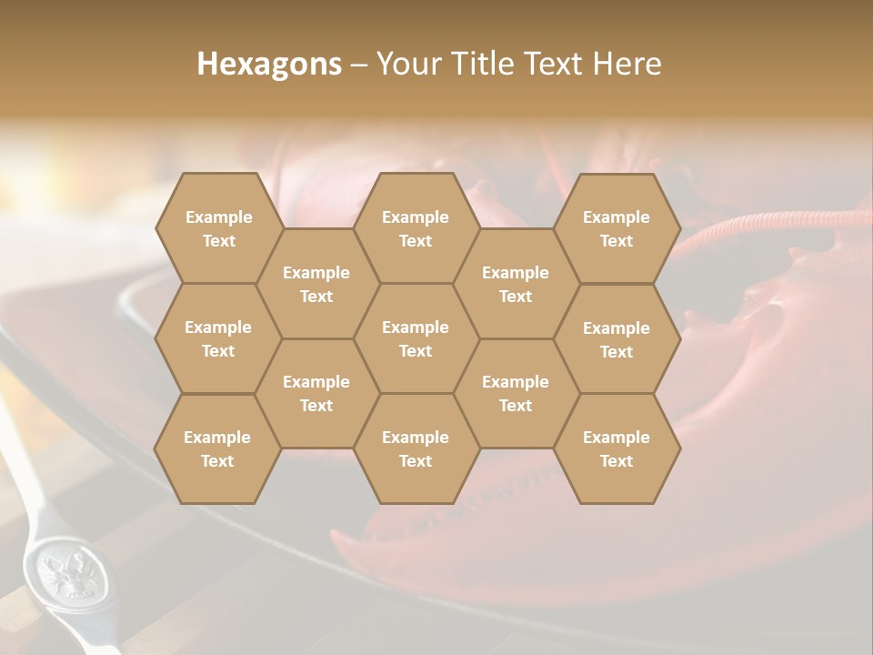 Antenna Lobster Fish PowerPoint Template