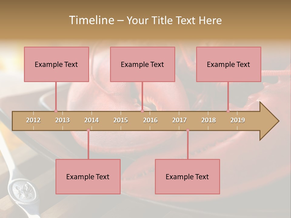 Antenna Lobster Fish PowerPoint Template
