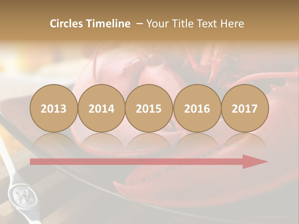 Antenna Lobster Fish PowerPoint Template