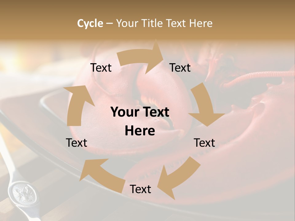 Antenna Lobster Fish PowerPoint Template