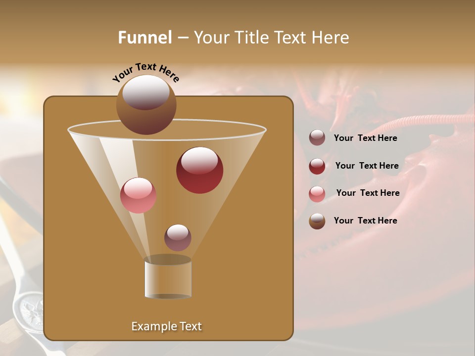 Antenna Lobster Fish PowerPoint Template