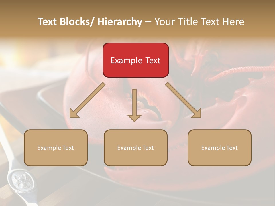 Antenna Lobster Fish PowerPoint Template