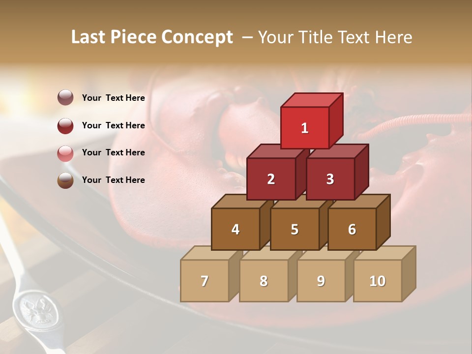 Antenna Lobster Fish PowerPoint Template