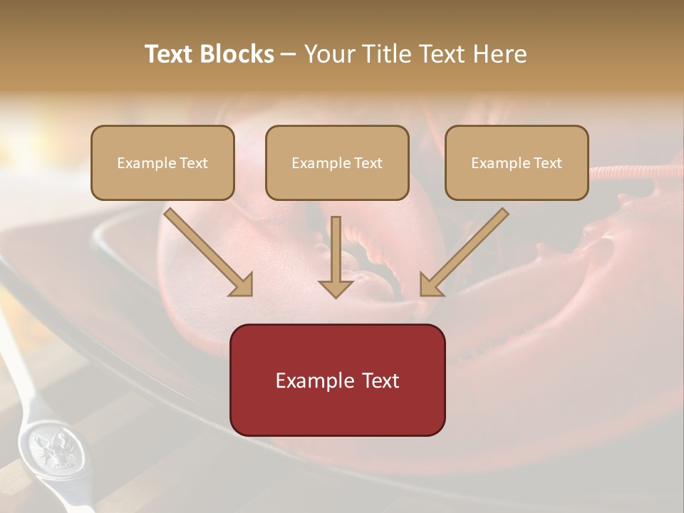 Antenna Lobster Fish PowerPoint Template